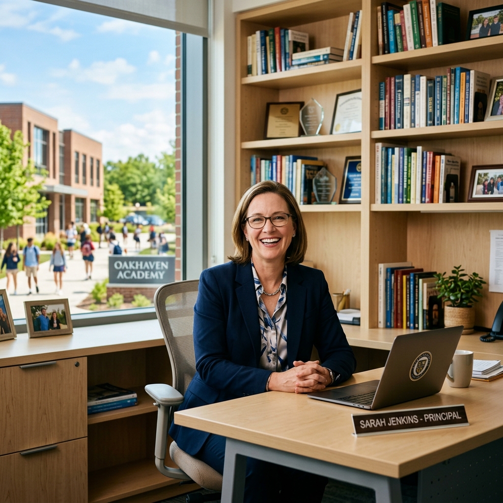 Dr. Sarah Jenkins - Principal of School 3